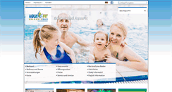 Desktop Screenshot of erlebnisbad-aquafit.de