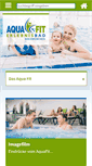 Mobile Screenshot of erlebnisbad-aquafit.de